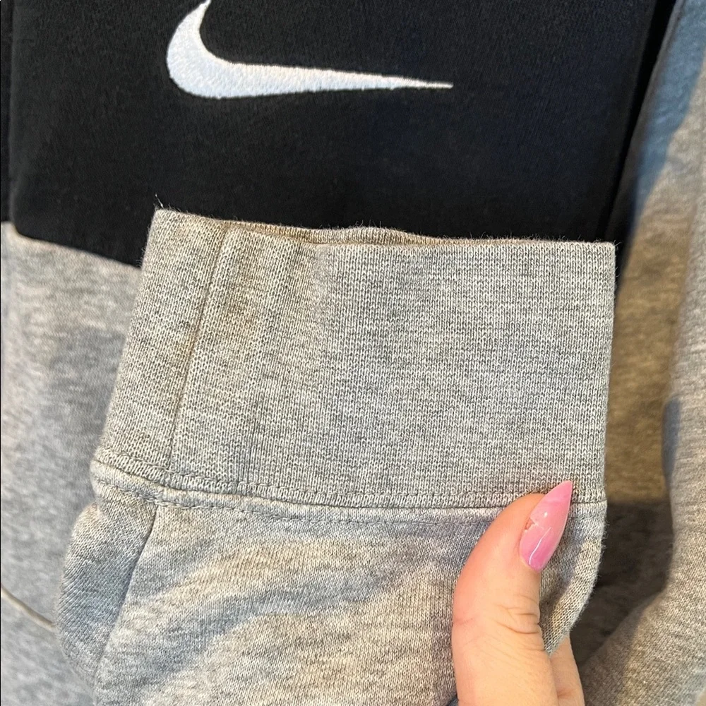 Nike Kids Black and Gray Full-Zip Hoodie - Picture 5 of 14